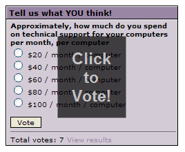 Poll Computer Support